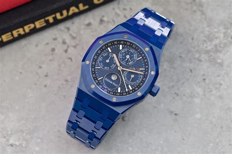 ap royal oak blue ceramic|audemars piguet royal oak selfwinding.